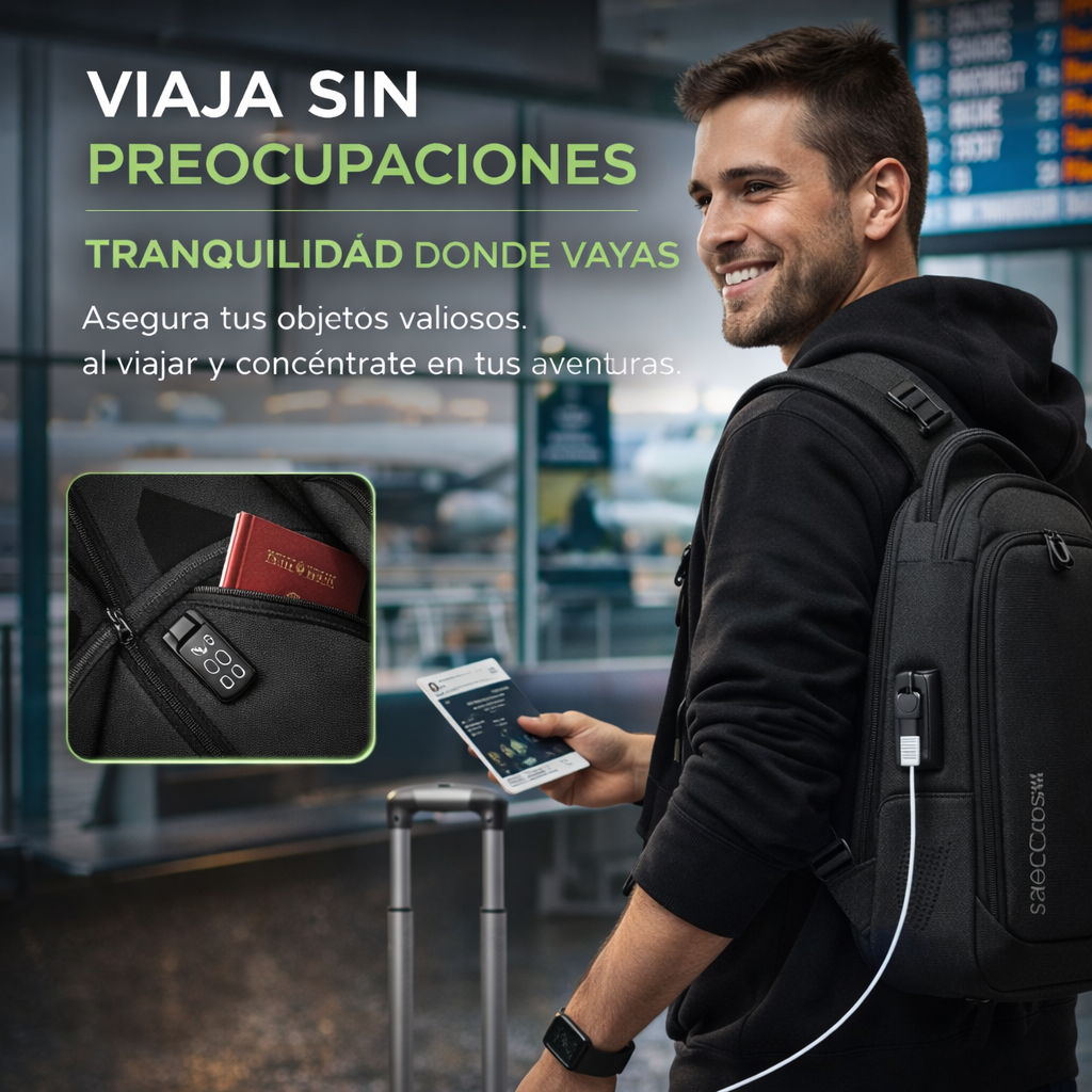 SafeCross™ – Bolso Cruzado Antirrobo Premium + ¡ENVÍO GRATIS!🔥
